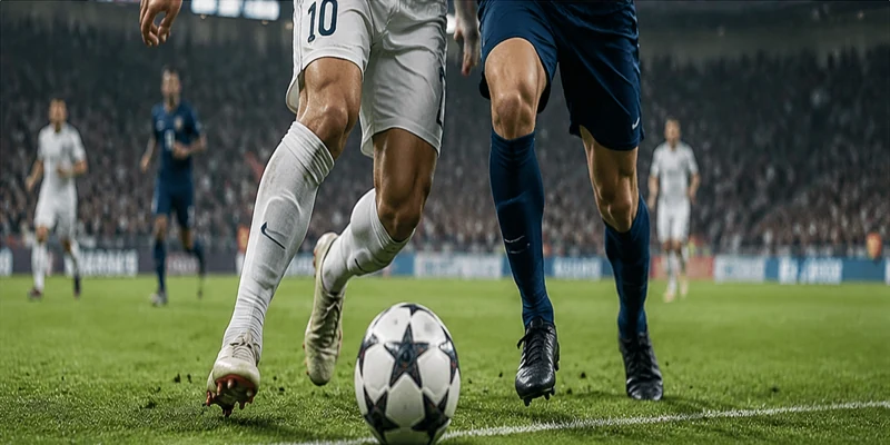 A mobile interface illustrates how football odds can be presented for match analysis